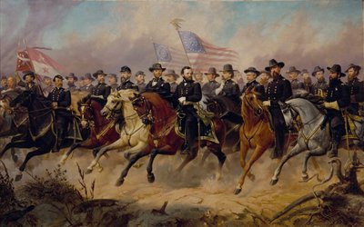 Grant and his Generals by Ole Peter Hansen Balling